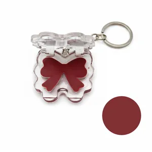 رژ لب مات کاپووینی مدل آویز پروانه رنگ زرشکی شماره 02