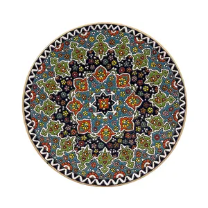 بشقاب میناکاری مدل اطلس کد 101