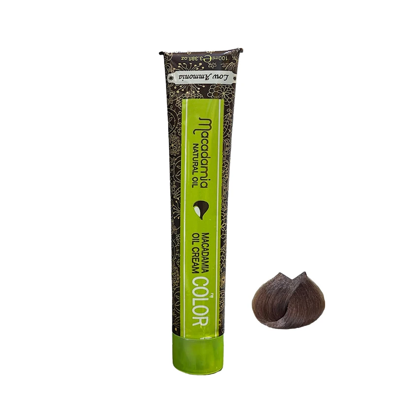 رنگ مو ماکادامیا شماره 7.37 حجم 100 میلی لیتر رنگ کاراملی طلایی