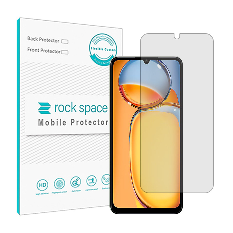 محافظ صفحه نمایش شفاف راک اسپیس مدل Hygel مناسب برای گوشی موبایل شیائومی Redmi 13C 