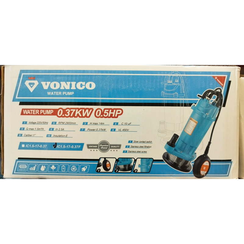 پمپ کف کش ونیکو مدل IC1.5-17-0.37F