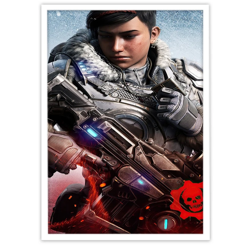 تابلو بکلیت طرح بازی چرخ دنده های جنگ مدل W-S2433