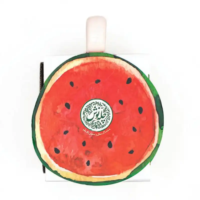 ست ماگ یلدایی و زیر لیوانی آرا هنر فاخر ایرانی مدل چله نوش مجموعه 2 عددی