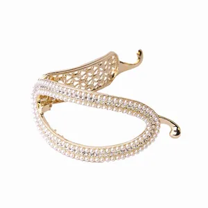 گیره مو زنانه مدل ایتالیایی بیضی