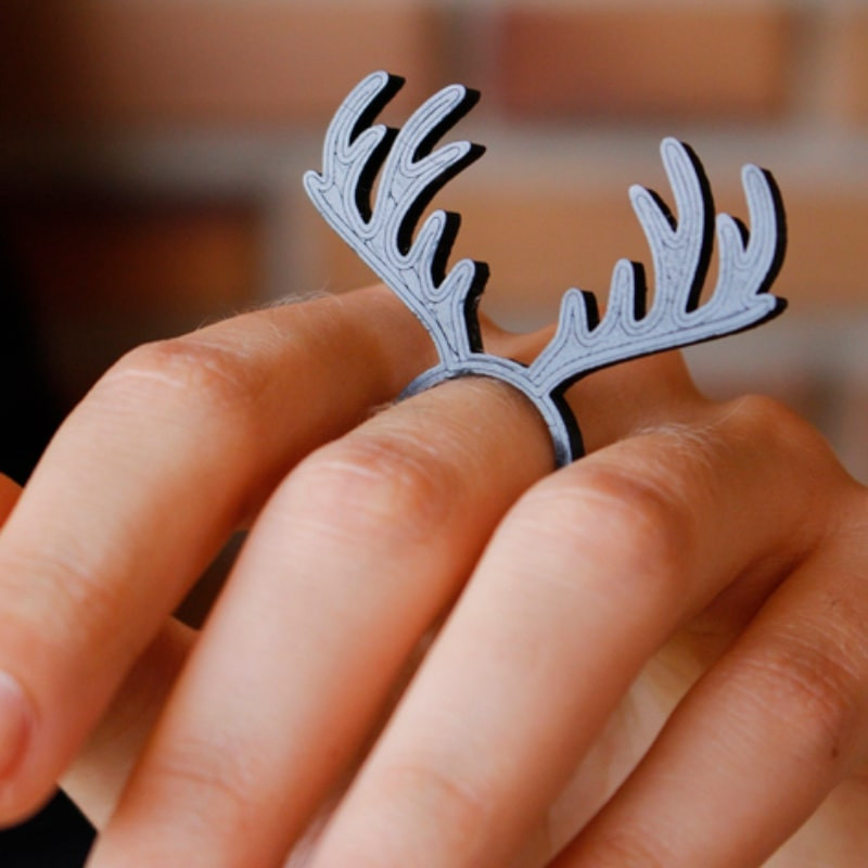 انگشتر دخترانه مدل گوزن انگشتر دخترانه مدل گوزن