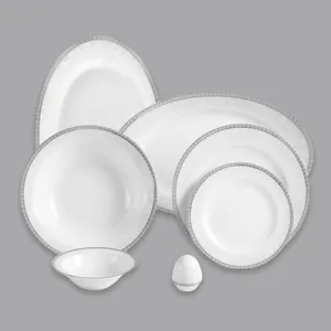 سرویس غذاخوری 28 پارچه 6 نفر چینی زرین ایران مدل Riva