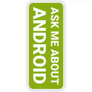 استیکر لپ تاپ طرح ask-me-about-android کدST91