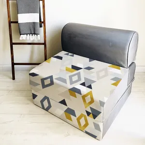 مبل تختخواب شو یک نفره مدل تشک شو طرح اسپرت کد M1059