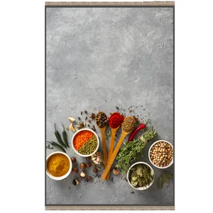 فرش پارچه ای مدل ترمز دار طرح آشپزخانه