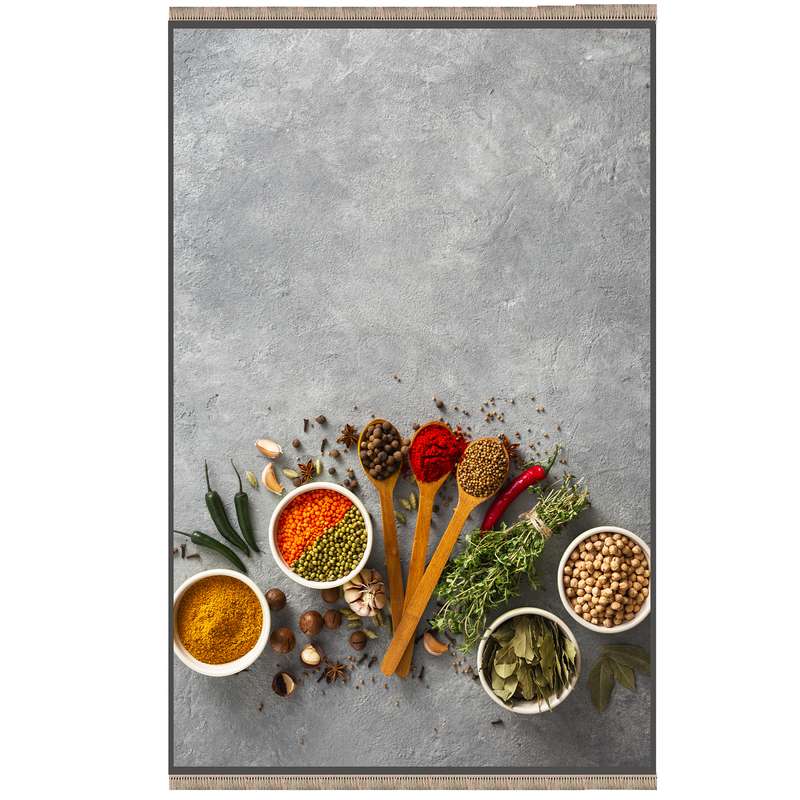 فرش پارچه ای مدل ترمز دار طرح آشپزخانه