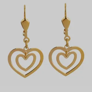 گوشواره طلا 18 عیار زنانه الن نار مدل ELME0821