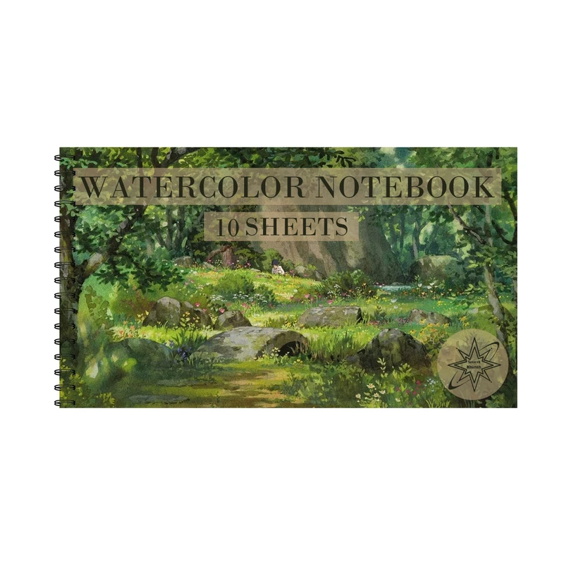 دفتر نقاشی 10 برگ ستاره خونه مدل جنگل کد a1