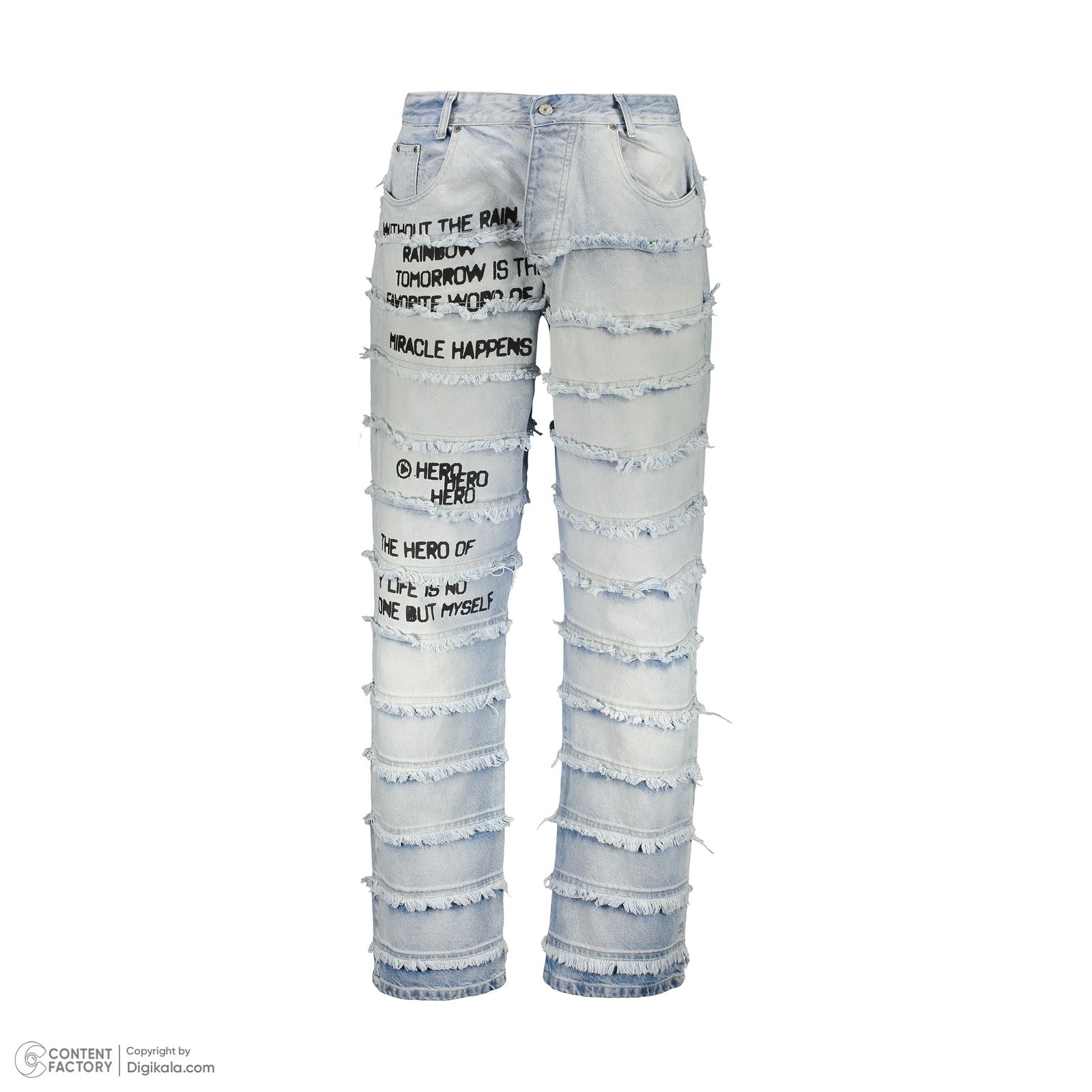 شلوار جین آزاد مردانه لوسیفر مدل 77570 -  - 4