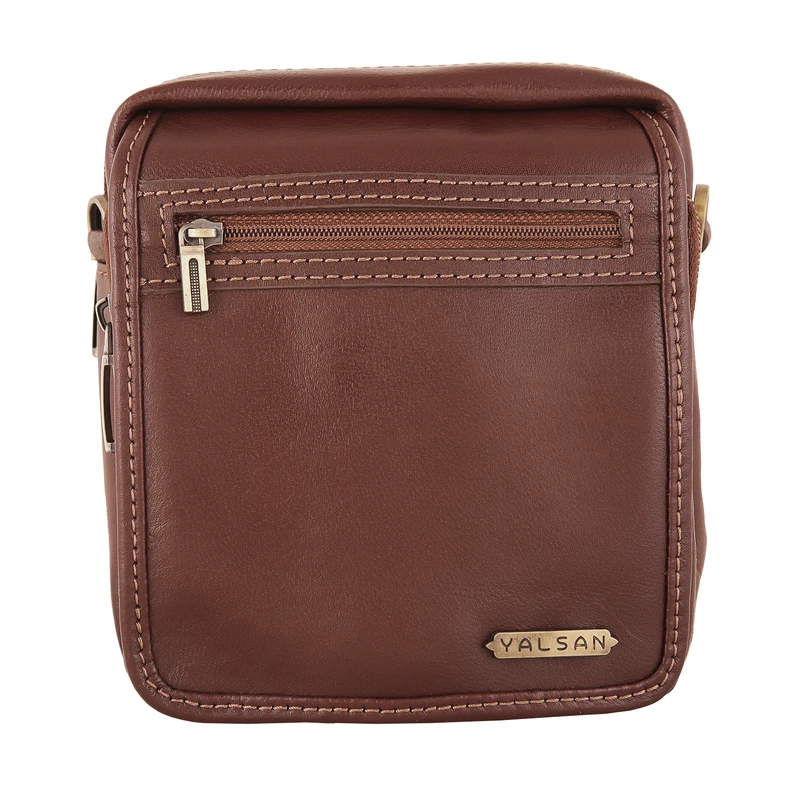 کیف رودوشی مردانه چرم یلسان مدل رهی کد 009-kchk-BS-03