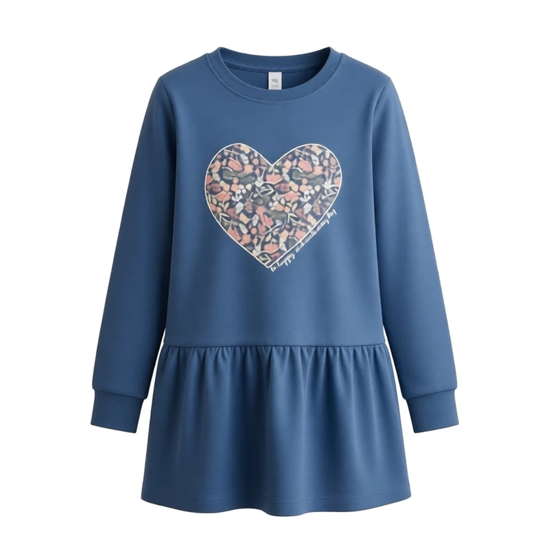 تونیک آستین بلند دخترانه لوپیلو مدل لوپی شیکه