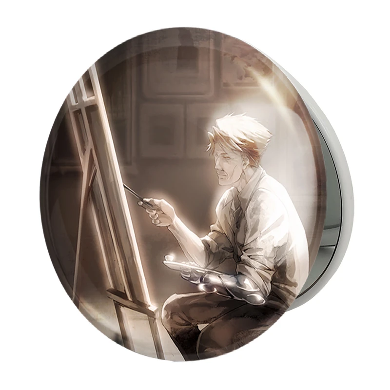 آینه جیبی خندالو طرح انیمه روان گذر (Psycho Pass) مدل تاشو کد 33752