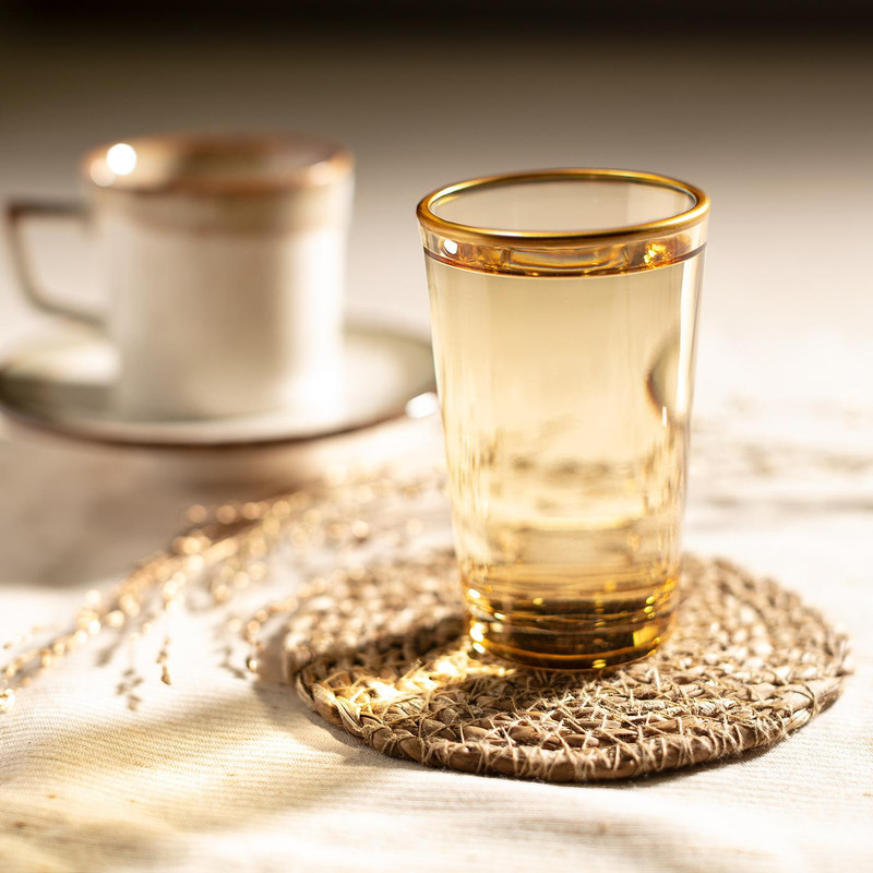 لیوان کنار قهوه مادام کوکو طرح Chapelle بسته 4 عددی