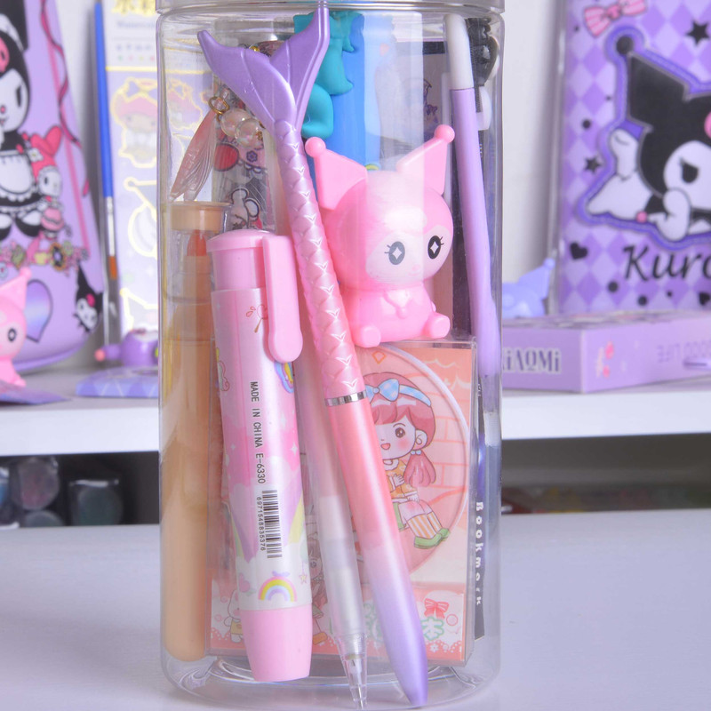 بسته لوازم تحریر مدل کرومی و گروه سانریو مجموعه 16 عددی