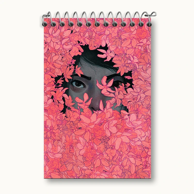 دفتر یادداشت 50 برگ خندالو مدل دخترانه کد F1163