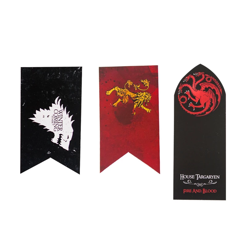 نشانگر کتاب بیگای استودیو مدل خاندان گیم آف ترونز بسته ی 3 عددی