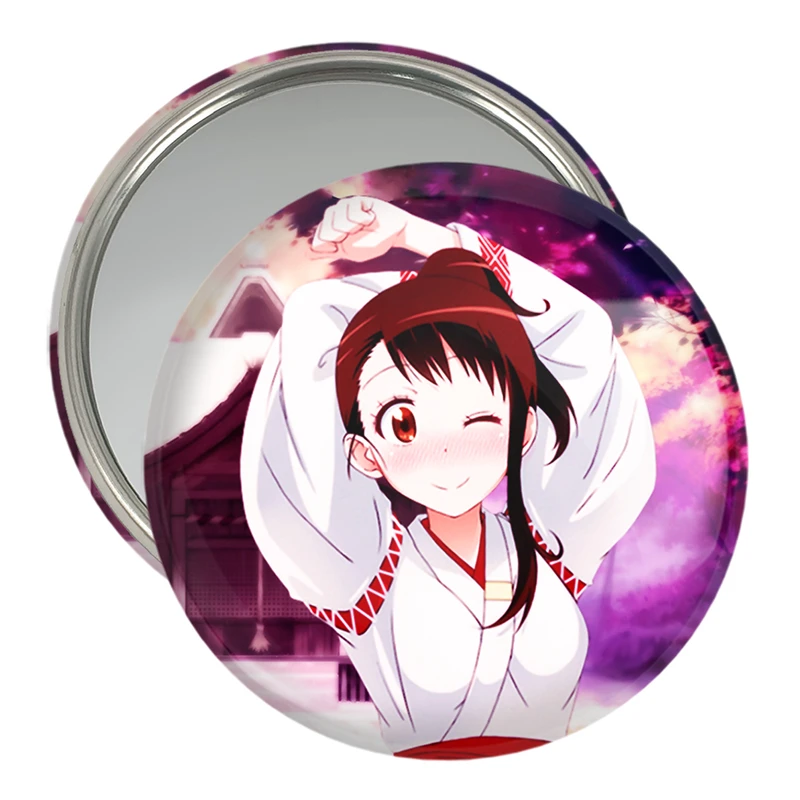 آینه جیبی خندالو مدل اونودرا انیمه عشق دروغین  کد 17202