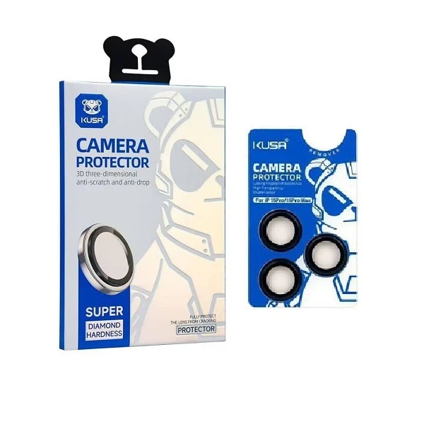 محافظ لنز دوربین شیشه‌ای کوزا مدل آیفون مناسب برای گوشی موبایل اپل iPhone 15 pro max