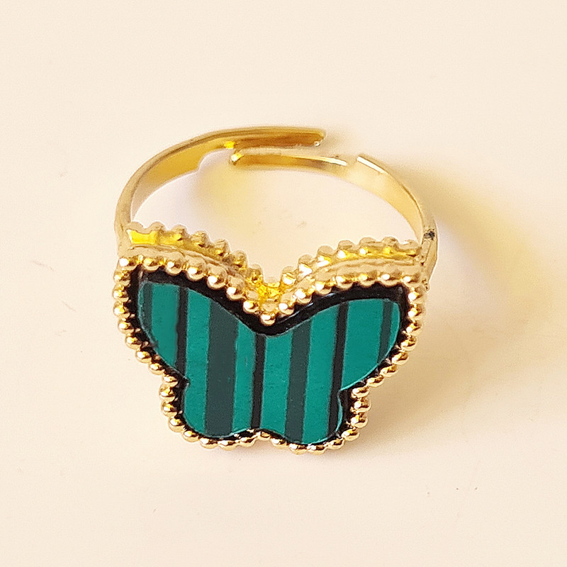 انگشتر دخترانه مدل پروانه G100