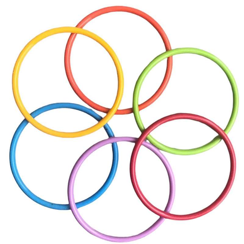 النگو دخترانه مدل AZX206 بسته ۶ عددی