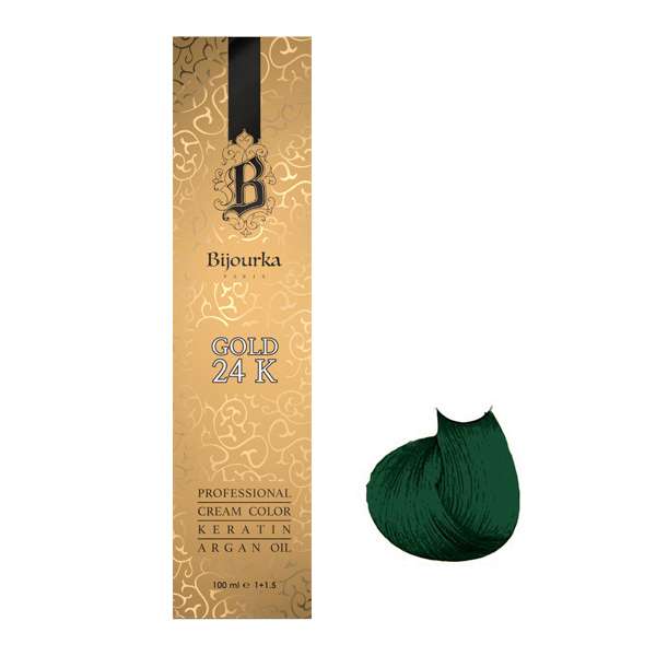 رنگ مو بیجورکا شماره 002 حجم 100 میلی لیتر رنگ واریاسیون سبز