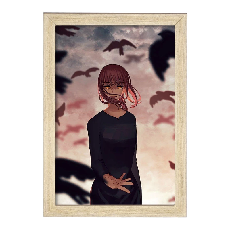 تابلو خندالو مدل ماکیما انیمه مرد اره ای Chainsaw Man  کد 17955