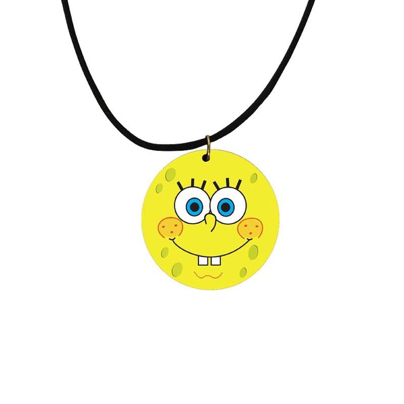 گردنبند دخترانه مدل باب اسفنجی کد 14