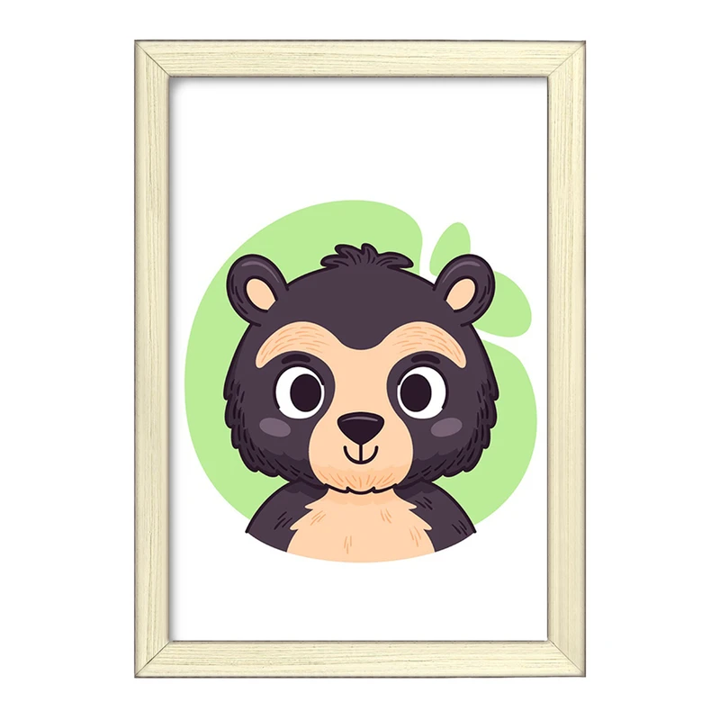 تابلو خندالو طرح حیوانات بامزه کد 37159