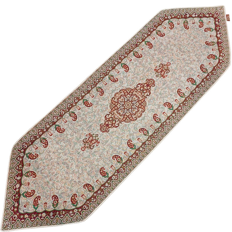 رومیزی ترمه صفائی کد 17 مدل kr