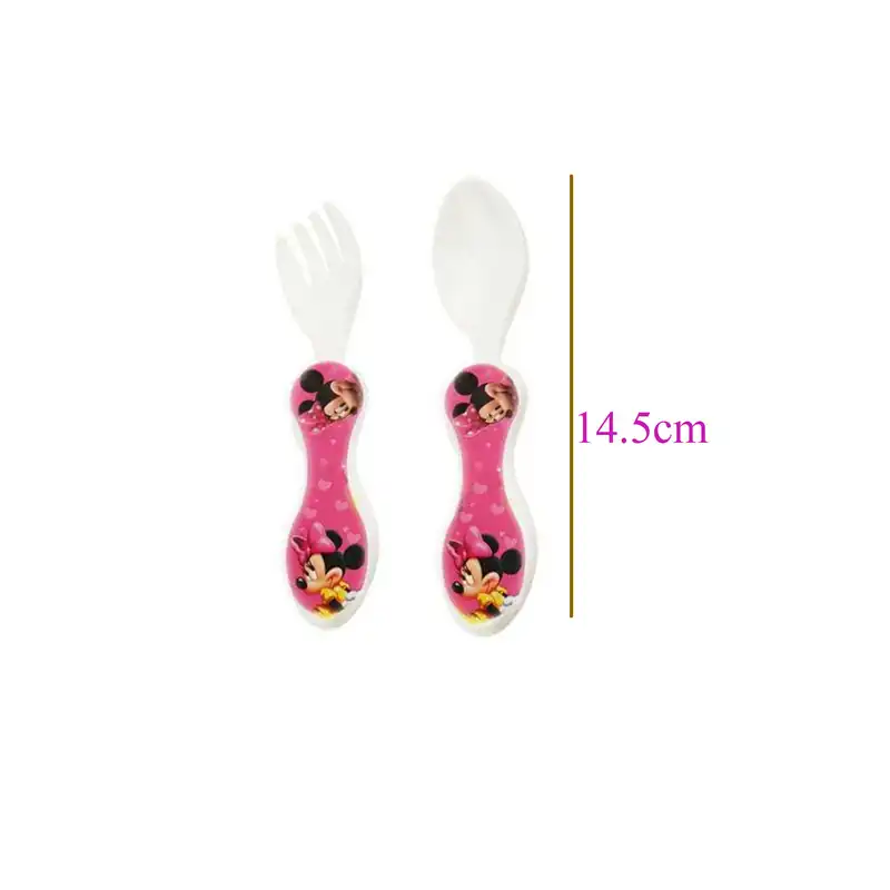 ست قاشق و چنگال کودک مدل مینی ماوس کد Minni-Smll-005