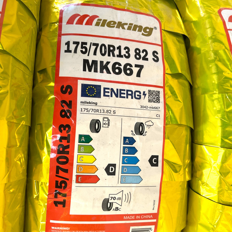 لاستیک خودرو مایل کینگ مدل MK سایز 13 / 70 / 175 تولید سال 2024 - 2 حلقه