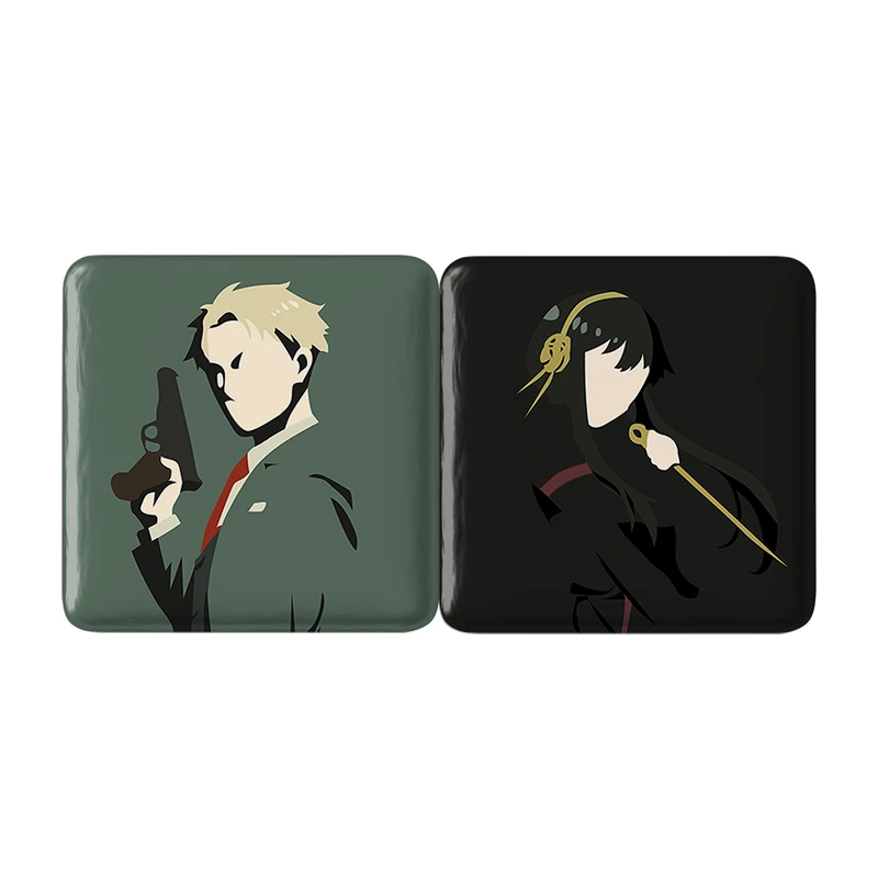 مگنت خندالو مدل یور و لوید انیمه اسپای ایکس فمیلی Spy × Family کد A84 مجموعه 2 عددی