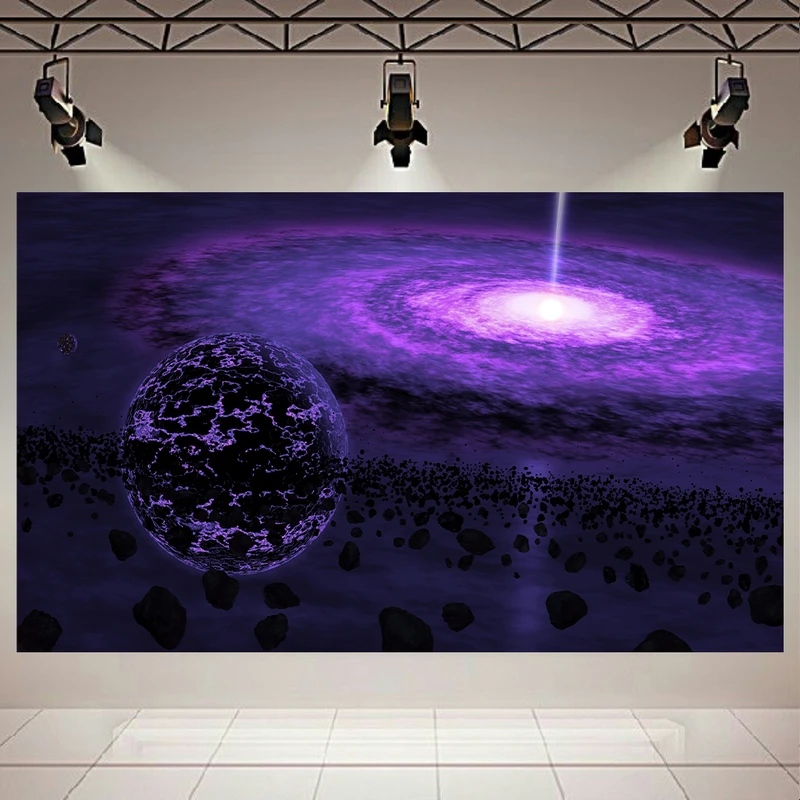 پوستر طرح کهکشان و ستارگان مدل سیاره X کد AR5840