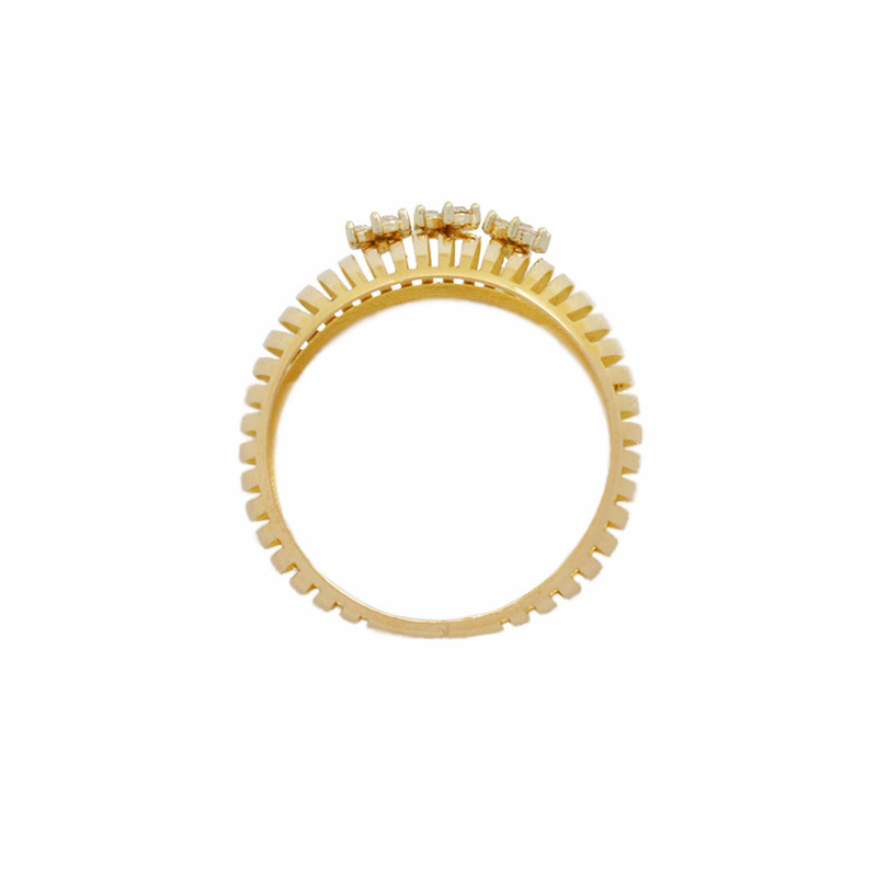 انگشتر طلا 18 عیار زنانه مایا ماهک مدل هرموس MR1609 - 5