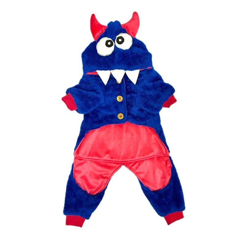 لباس سگ مدل تدی طرح هیولا سایز M