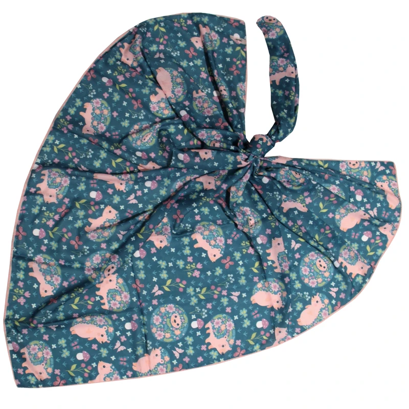 روسری زنانه مدل نخی دور دوخت طرح جوجه تیغی کد ana-9775