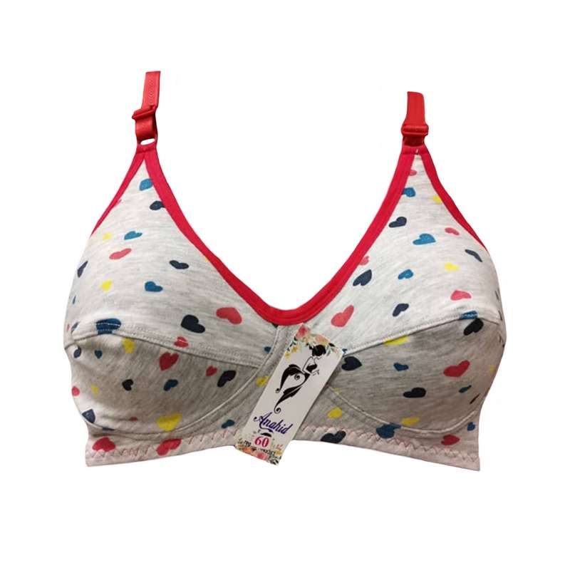 سوتین دخترانه طرح قلب رنگ قرمز