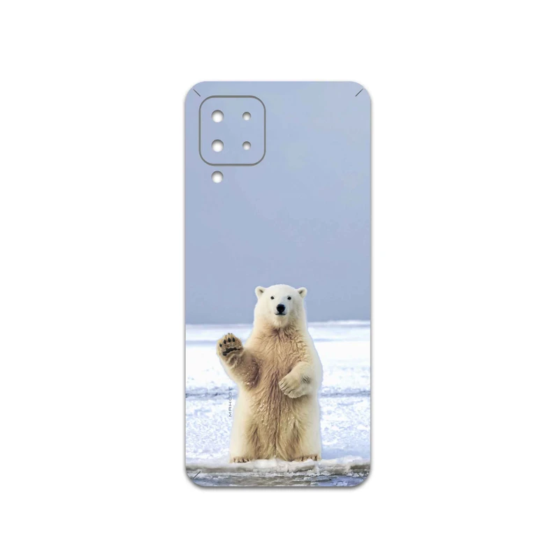 برچسب پوششی ماهوت مدل Polar-bear مناسب برای گوشی موبایل سامسونگ Galaxy M22
