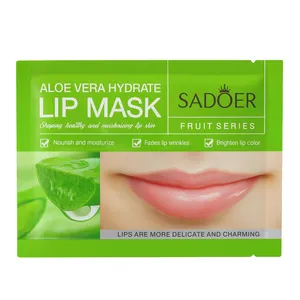 ماسک لب سادور مدل آلوئه ورا مناسب برای انواع پوست وزن 8 گرم