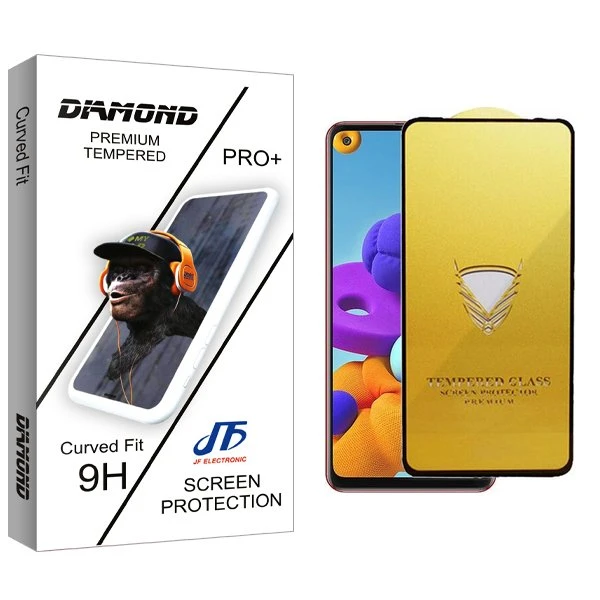 محافظ صفحه نمایش جی اف مدل Diamond OG مناسب برای گوشی موبایل سامسونگ Galaxy A21s
