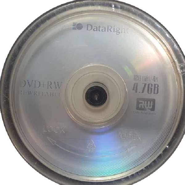 دی وی دی خام دیتا رایت مدل DVD+RW بسته 50 عددی
