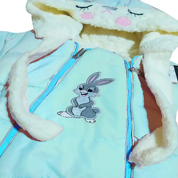 سرهمی نوزادی الشن مدل خرگوش شال دار کد Ab9