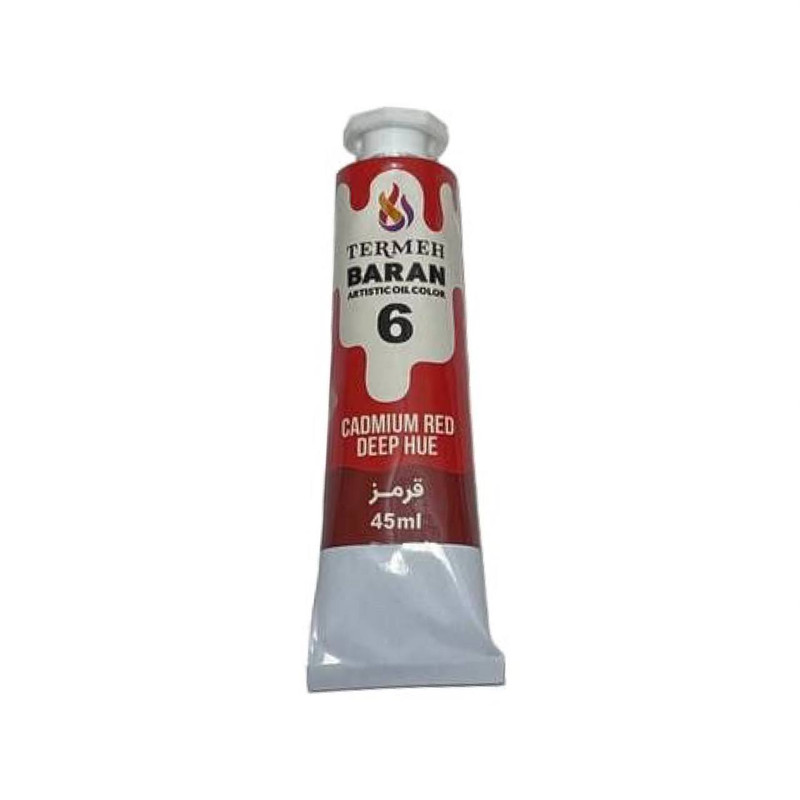 رنگ روغن ترمه باران کد redlight 06 حجم 45 میلی لیتر 