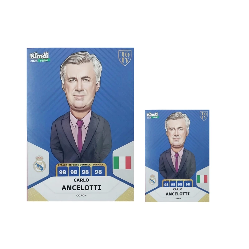 اسباب بازی زینتی کیمدی مدل کارلو آنجلوتی به همراه برچسب