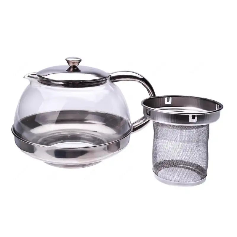 قوری مدل دسته استیل کد 1369n 800mil