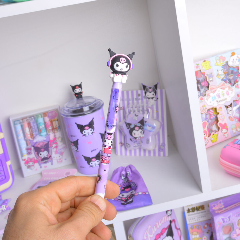 بسته لوازم تحریر مدل کرومی و سانریو مجموعه 8 عددی